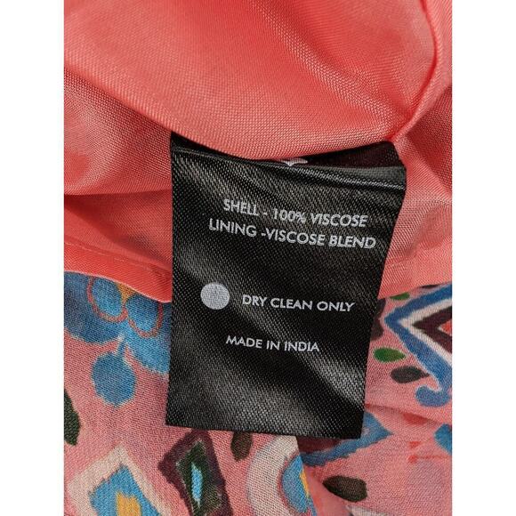 Emily Lovelock Julia Mini Dress in Pink Heart Multi Long Puff Sleeve S US 4-6 - Picture 4 of 12